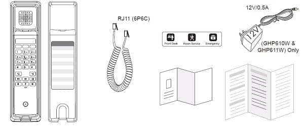 محتویات داخل جعبه GHP610